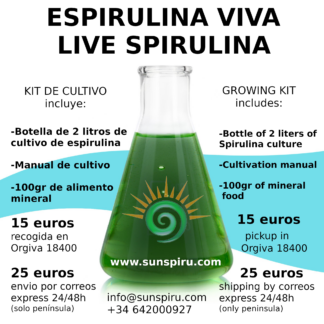 Kit de cultivo de la espirulina -BASICO-